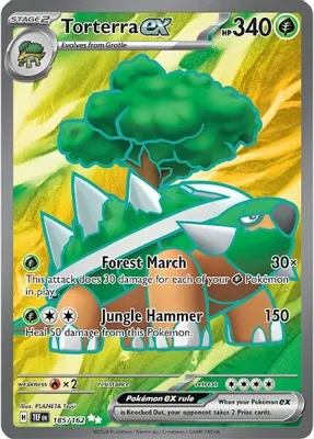 Torterra ex - 185/162 from SV05: Temporal Forces
