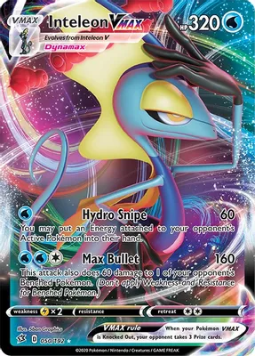 Inteleon VMAX from SWSH02: Rebel Clash