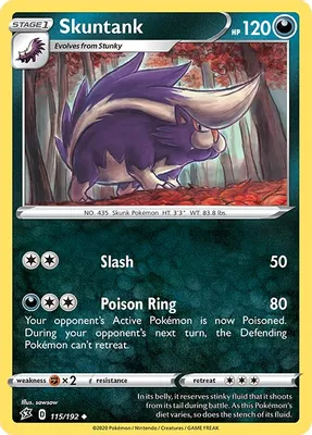 Skuntank from SWSH02: Rebel Clash