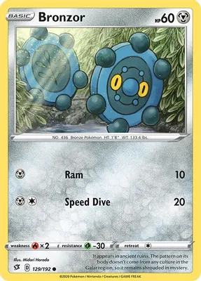 Bronzor from SWSH02: Rebel Clash