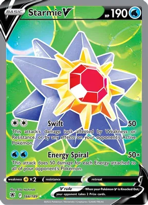 Starmie V (Full Art) from SWSH10: Astral Radiance