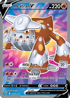 Heatran V (Full Art) from SWSH10: Astral Radiance