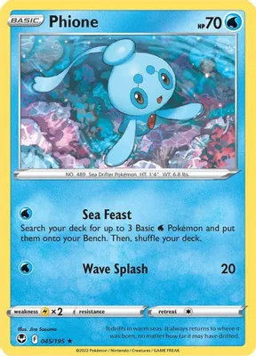 Phione from SWSH12: Silver Tempest