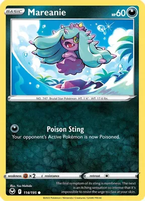 Mareanie from SWSH12: Silver Tempest