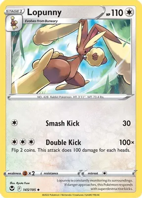 Lopunny from SWSH12: Silver Tempest