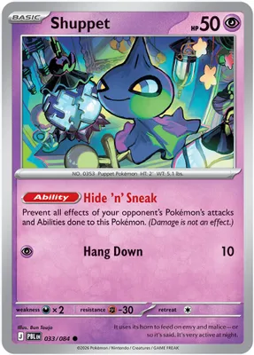 Shuppet from ME05: Pitch Black
