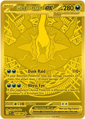 Mega Darkrai ex - 120/084 from ME05: Pitch Black