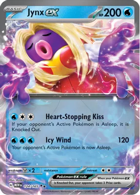 Jynx ex - 124/165 from SV: Scarlet & Violet 151