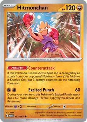 Hitmonchan from SV: Scarlet & Violet 151