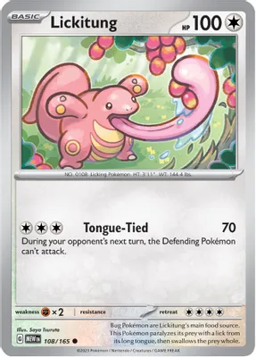 Lickitung from SV: Scarlet & Violet 151