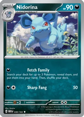 Nidorina from SV: Scarlet & Violet 151