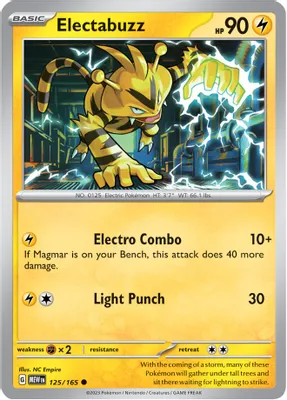 Electabuzz from SV: Scarlet & Violet 151