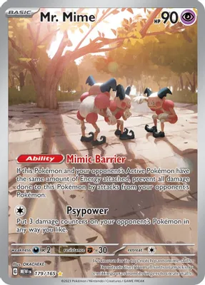 Mr. Mime - 179/165 from SV: Scarlet & Violet 151