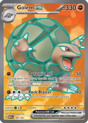 Golem ex - 189/165 from SV: Scarlet & Violet 151