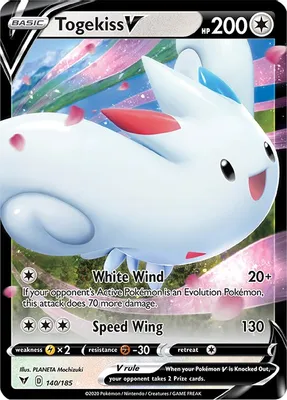 Togekiss V from SWSH04: Vivid Voltage