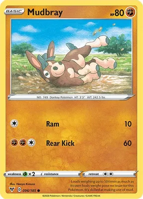 Mudbray from SWSH04: Vivid Voltage
