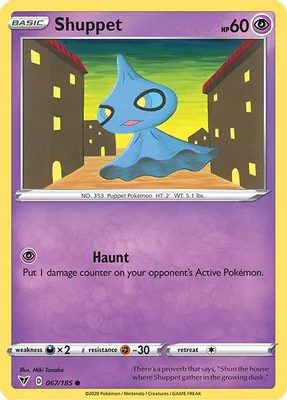 Shuppet from SWSH04: Vivid Voltage