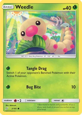 Weedle (2) from SM - Team Up