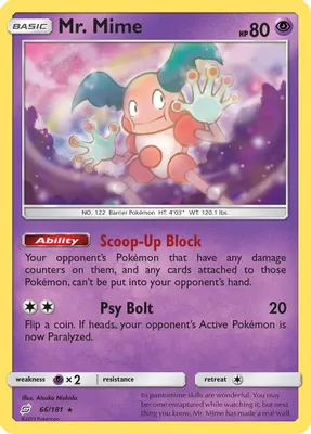 Mr. Mime from SM - Team Up