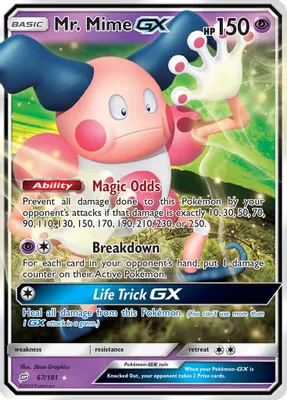 Mr. Mime GX from SM - Team Up