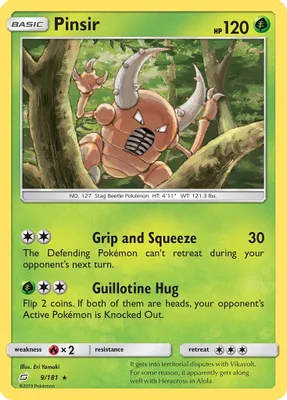 Pinsir from SM - Team Up