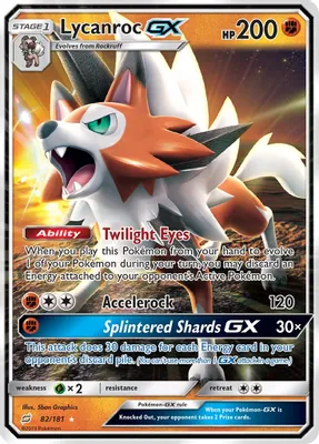 Lycanroc GX from SM - Team Up