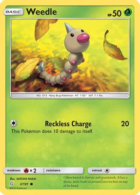 Weedle (3) from SM - Team Up