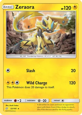 Zeraora from SM - Team Up