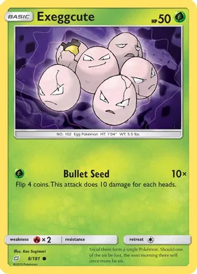 Exeggcute from SM - Team Up
