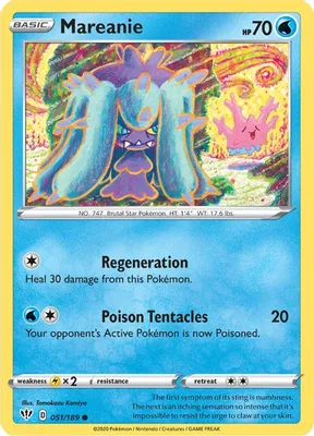 Mareanie from SWSH03: Darkness Ablaze