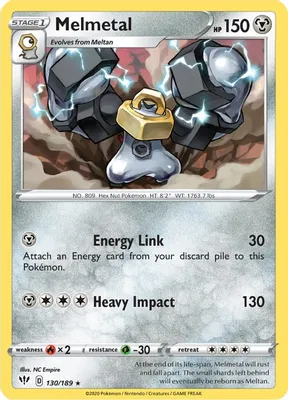 Melmetal from SWSH03: Darkness Ablaze