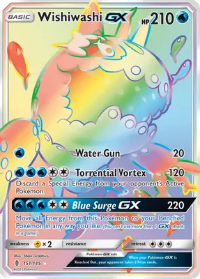Wishiwashi GX (Secret) from SM - Guardians Rising