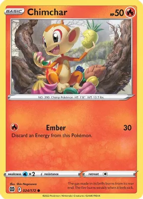 Chimchar from SWSH09: Brilliant Stars
