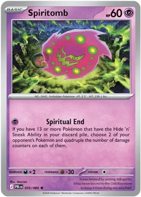 Spiritomb - 035/084 (Non-Holo) from Deck Exclusives
