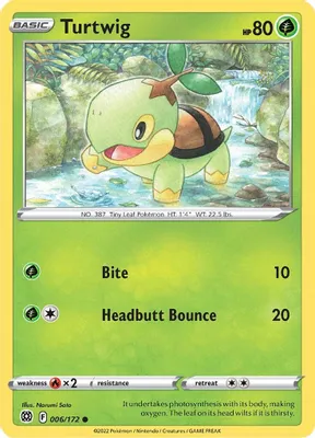 Turtwig from SWSH09: Brilliant Stars