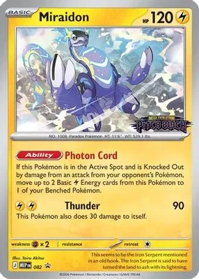 Miraidon - 082 (Pitch Black Stamped) from ME: Mega Evolution Promo