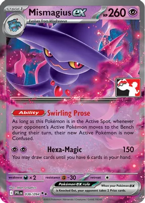 Mismagius ex - 036/094 from Prize Pack Series Cards