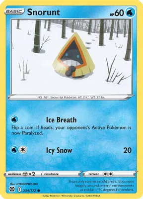 Snorunt from SWSH09: Brilliant Stars