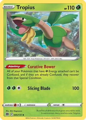 Tropius from SWSH09: Brilliant Stars