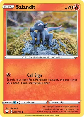 Salandit from SWSH05: Battle Styles
