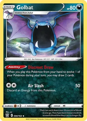 Golbat from SWSH05: Battle Styles