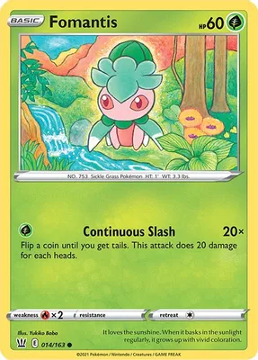 Fomantis from SWSH05: Battle Styles