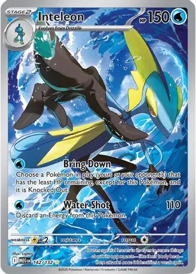 Inteleon - 142/132 from ME01: Mega Evolution