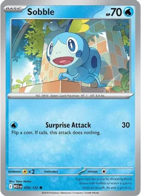 Sobble from ME01: Mega Evolution
