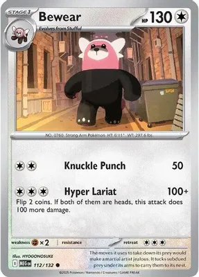 Bewear from ME01: Mega Evolution
