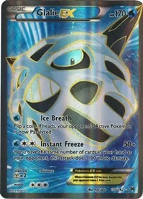 Glalie EX (Full Art) from XY - BREAKthrough