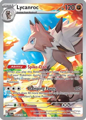 Lycanroc - 166/159 from SV09: Journey Together