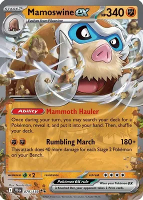 Mamoswine ex - 079/159 from SV09: Journey Together