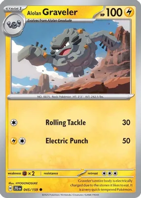 Alolan Graveler from SV09: Journey Together