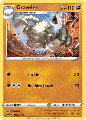 Graveler from SWSH: Crown Zenith